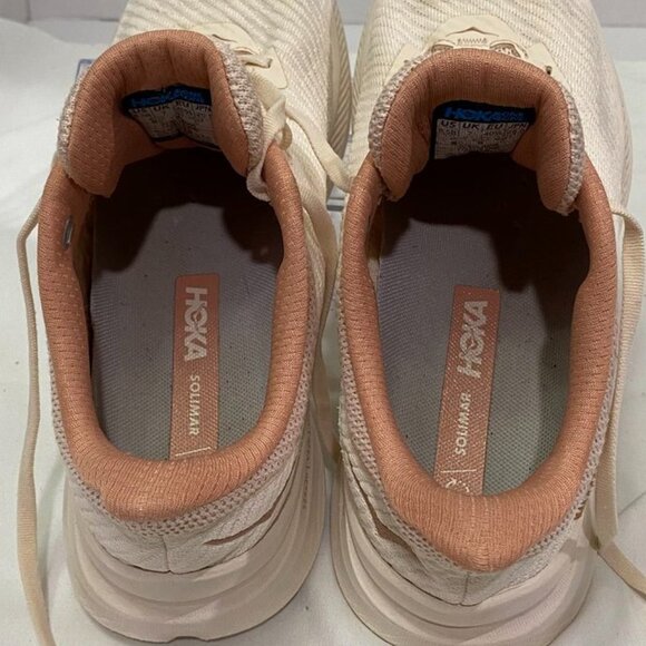 HOKA One One Solimar Running Shoes Cream Peach Parfait Women’s 8.5 - Picture 9 of 14
